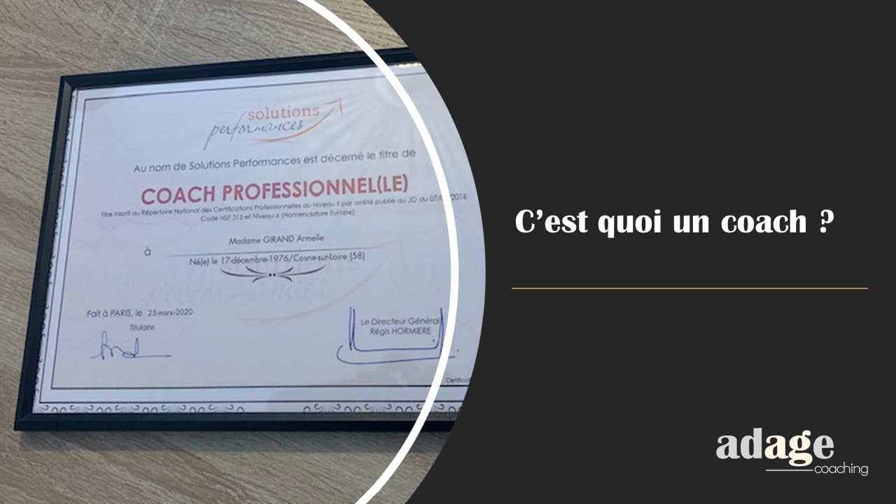 C’est quoi un coach – métier et cadre du coaching