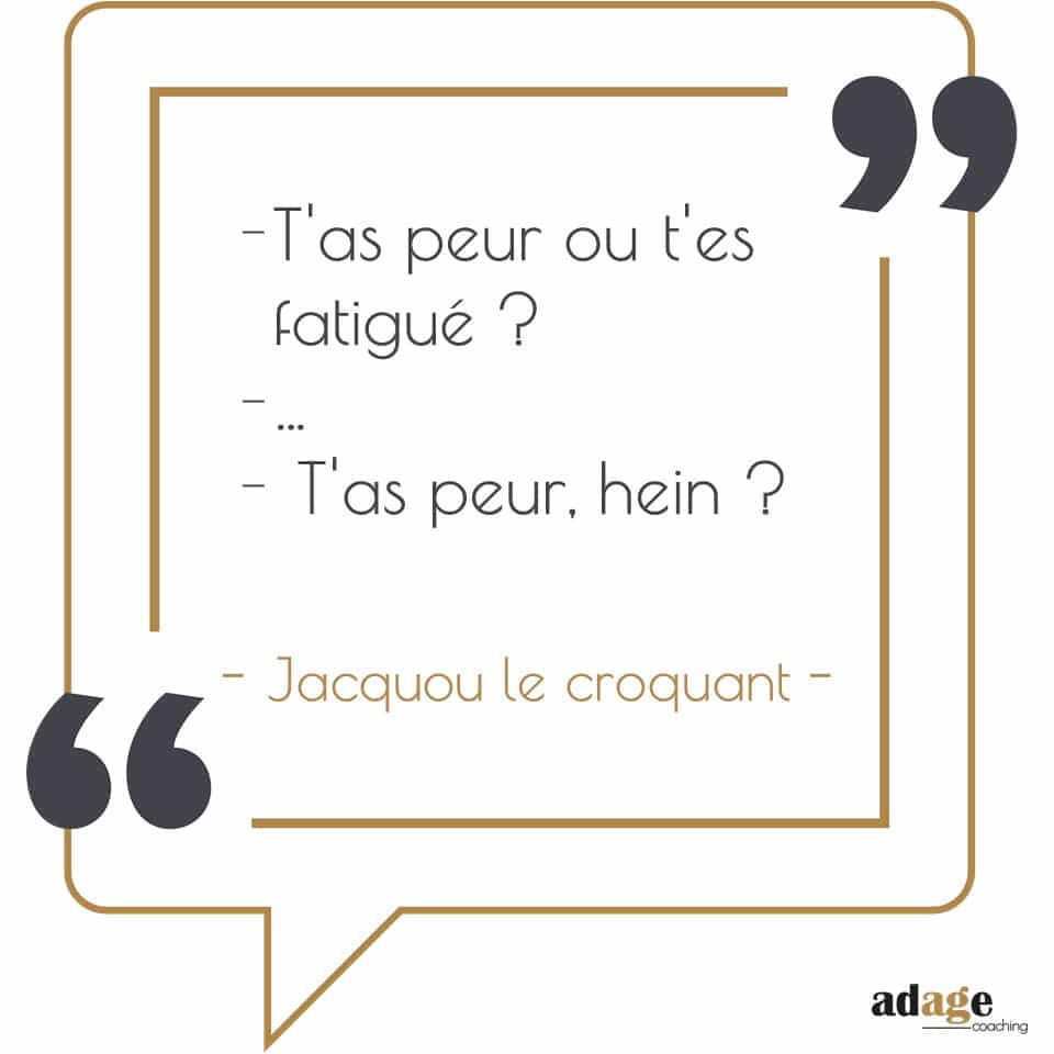 Peur ou fatigué – écouter son corps et son mental